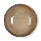 Glazed Terracotta Bowl - 8.5 Inch, Sand - Eyaas